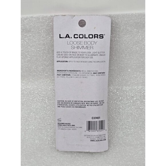 L.A. Colors Loose Body Shimmer Fairy Dust Charmed - Picture 2 of 2